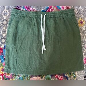 J. Crew Olive Green Mini Skirt